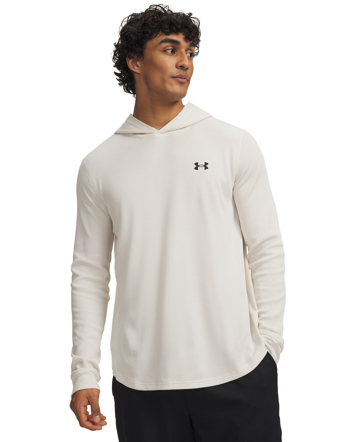 UA Waffle Men's Hoodie - Brown