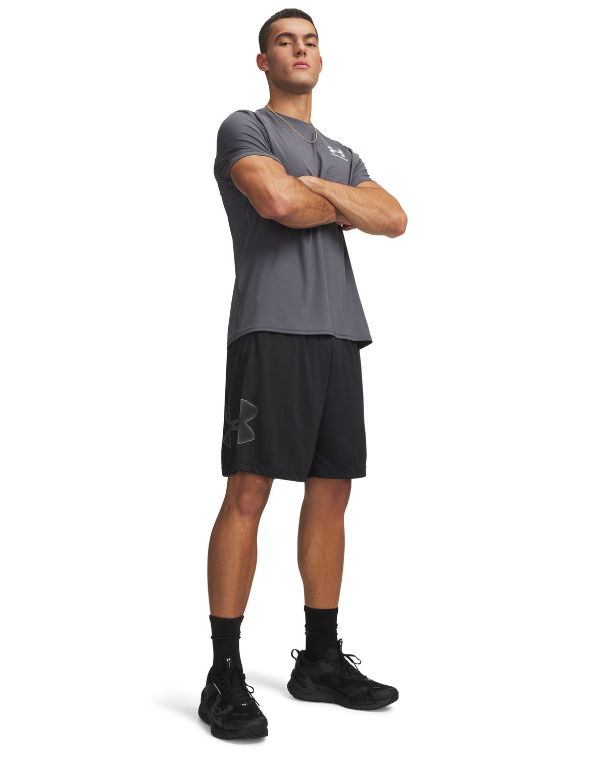 UA Tech™ Graphic Men's 10" Shorts - Black