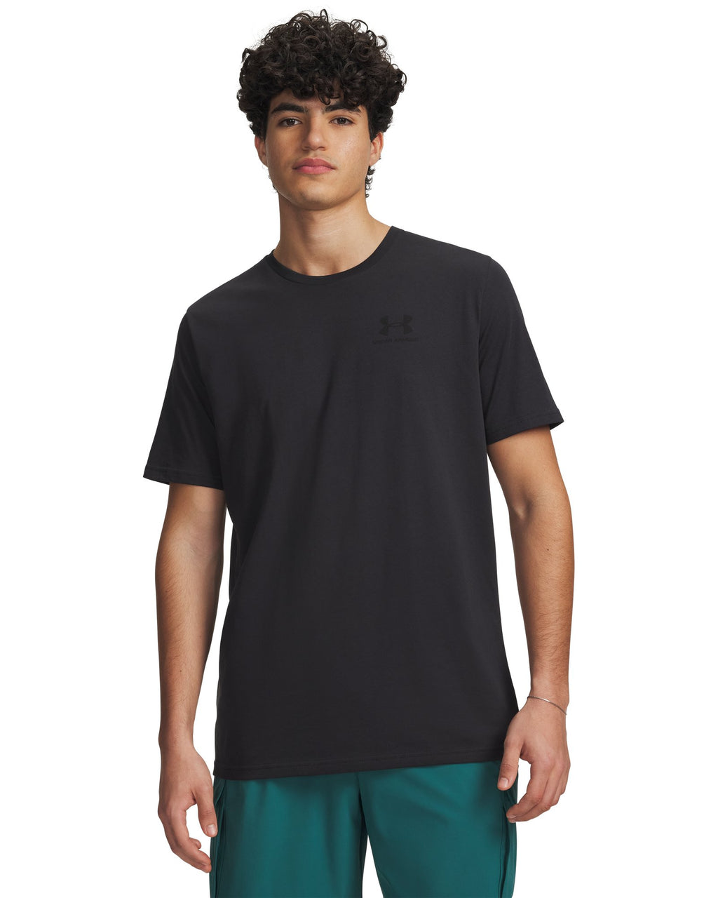 UA Left Chest Logo Men's Short Sleeve - Black