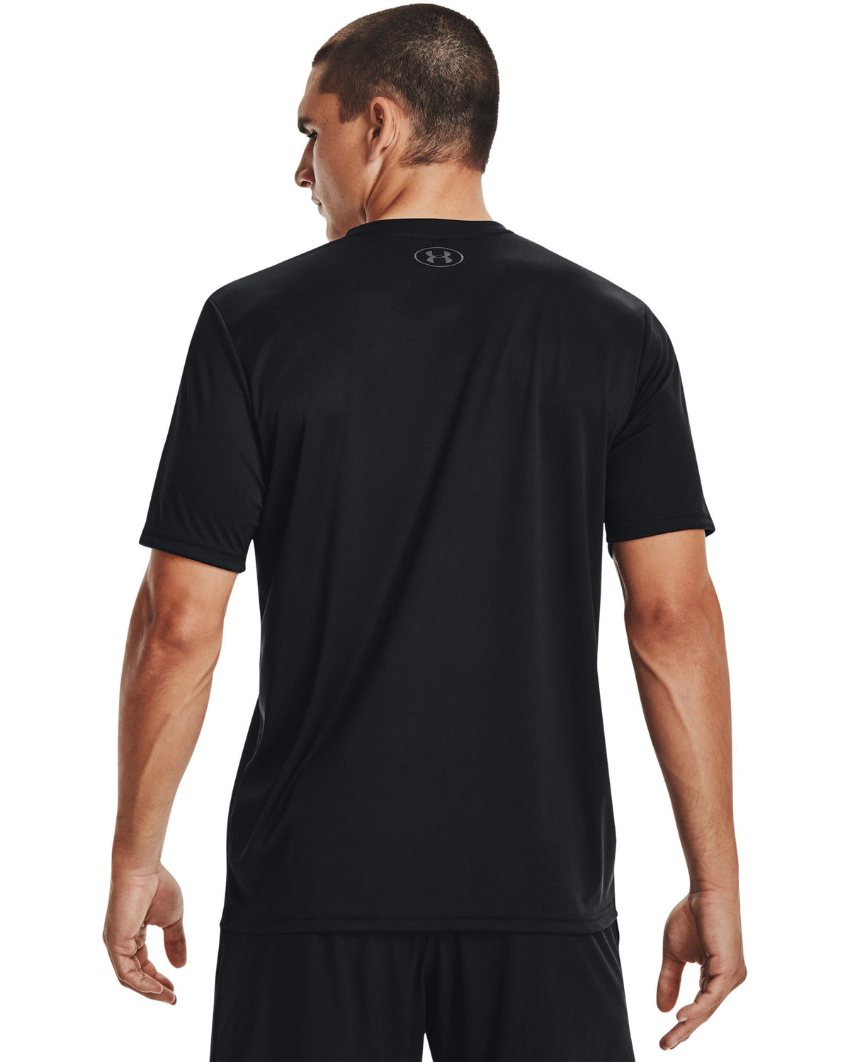 UA Velocity Men's V-neck Short Sleeve - Black
