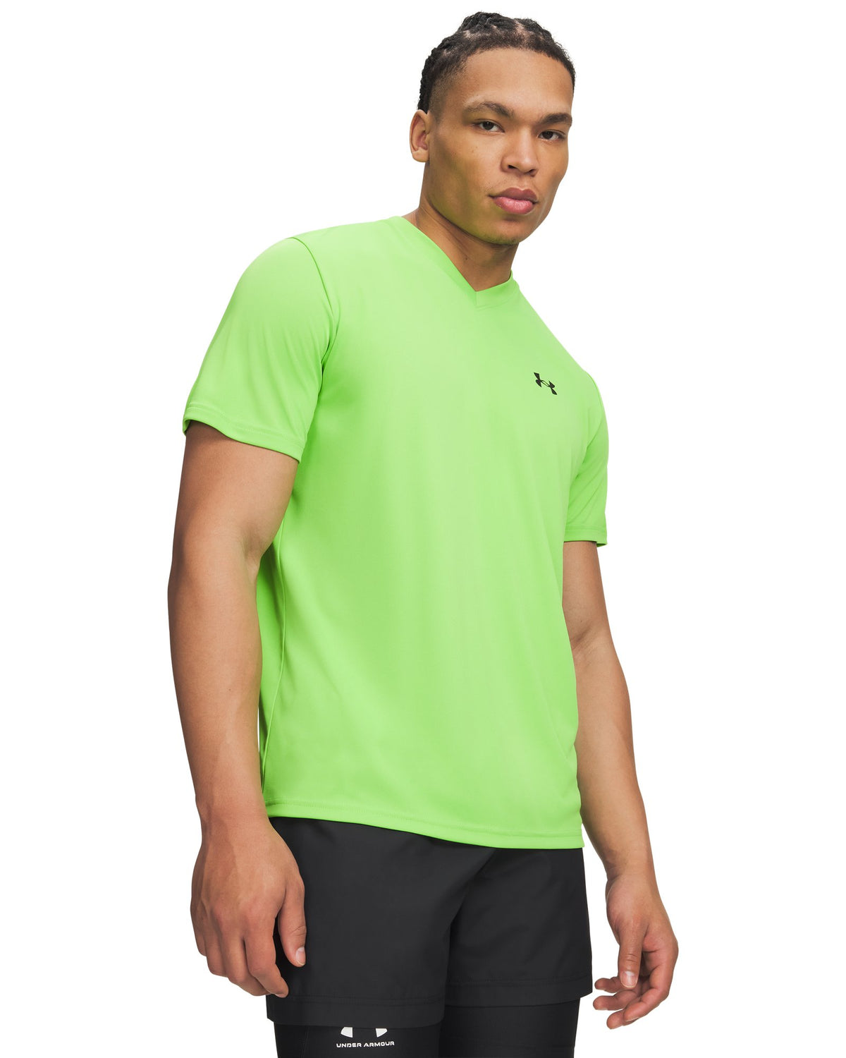 UA Velocity Men's V-neck Short Sleeve - Green