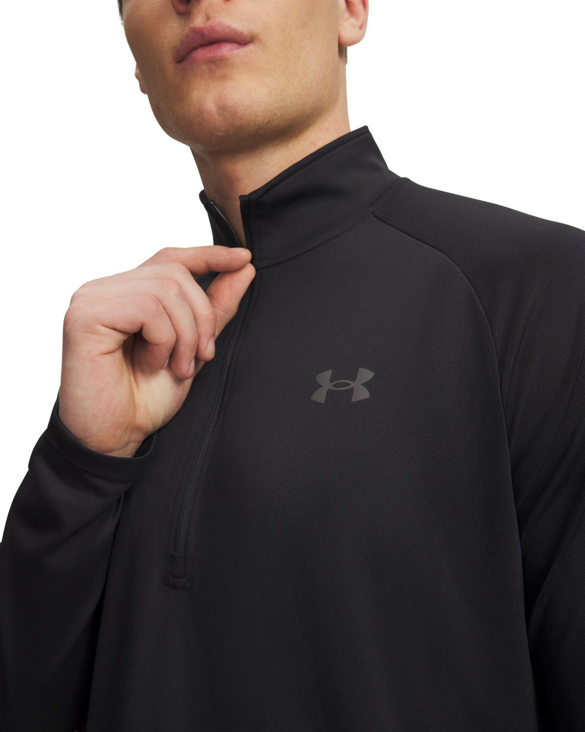UA Tech™ Men's ½ Zip Long Sleeve - Black