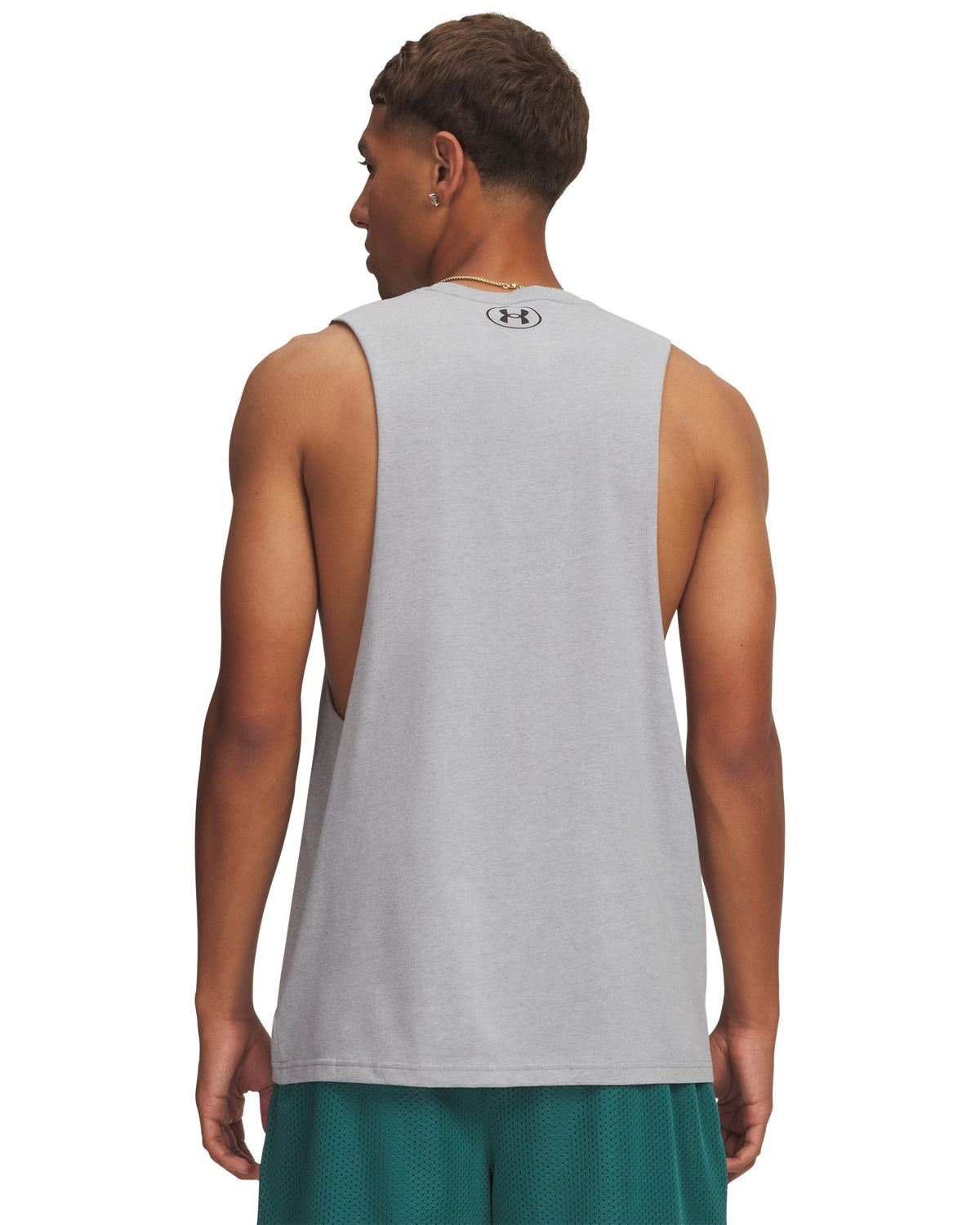 UA Left Chest Cut-Off Men's Tank - White