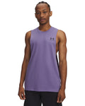 UA Left Chest Cut-Off Men's Tank - Purple