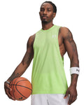 UA Left Chest Cut-Off Men's Tank - Green