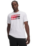 UA Team Issue Wordmark Men's Short Sleeve - White