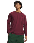 UA Left Chest Men's Long Sleeve - Red