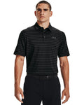 UA Playoff Core Stripe Men's Polo - Black