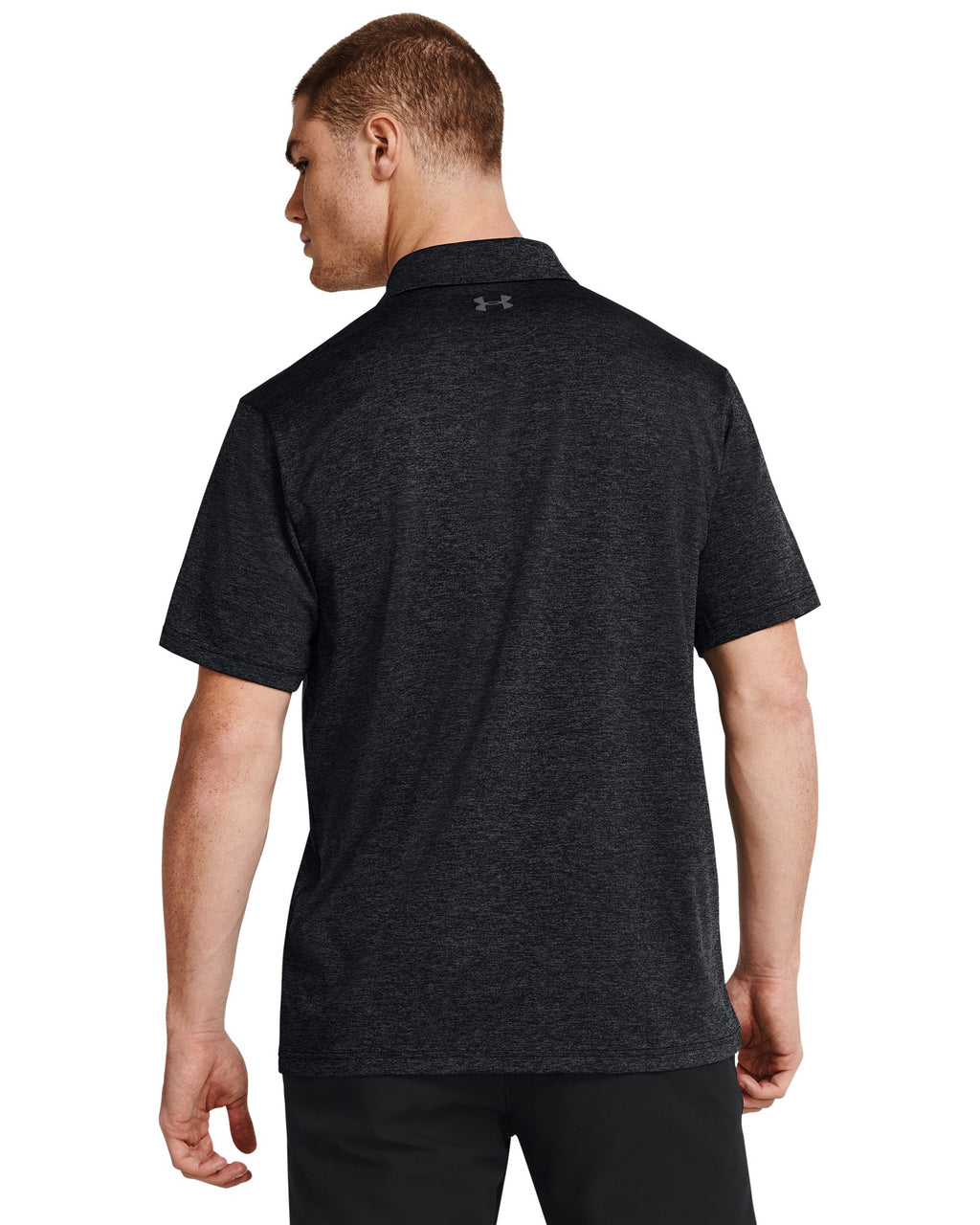 UA Playoff Heather Men's Polo - Black