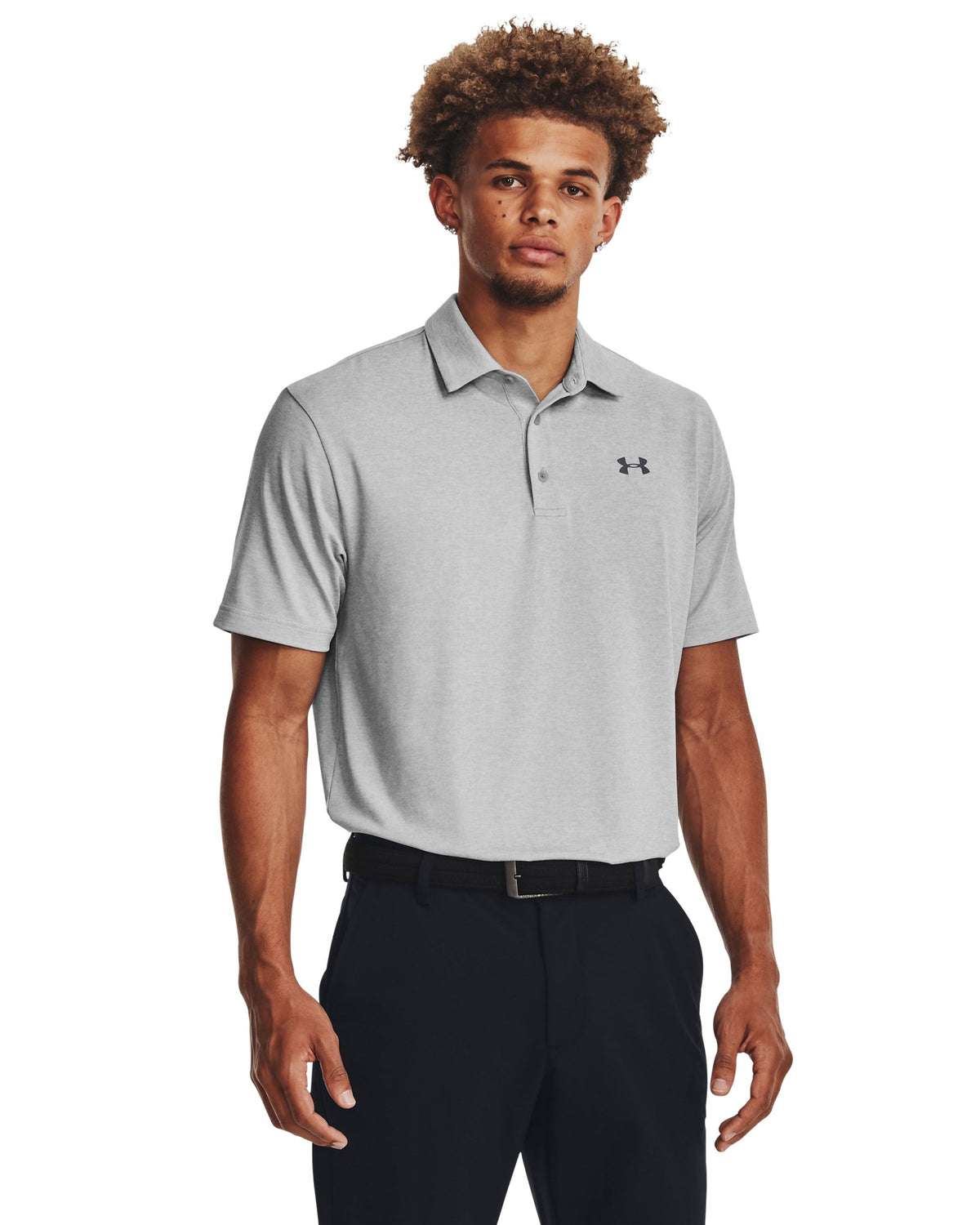 UA Playoff Heather Men's Polo - Gray