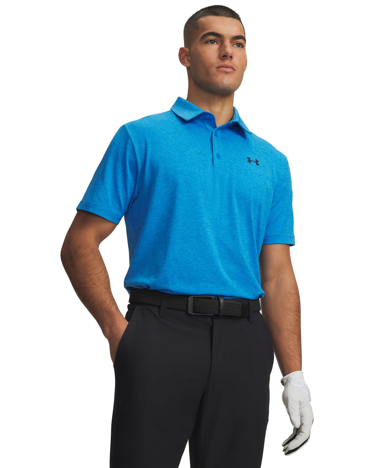 UA Playoff Heather Men's Polo - Blue