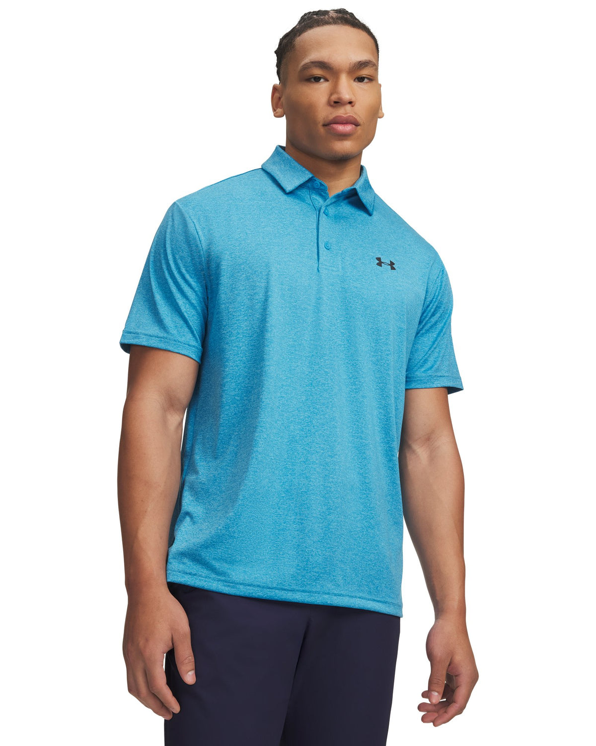 UA Playoff Heather Men's Polo - Blue