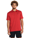 UA Playoff Heather Men's Polo - Red