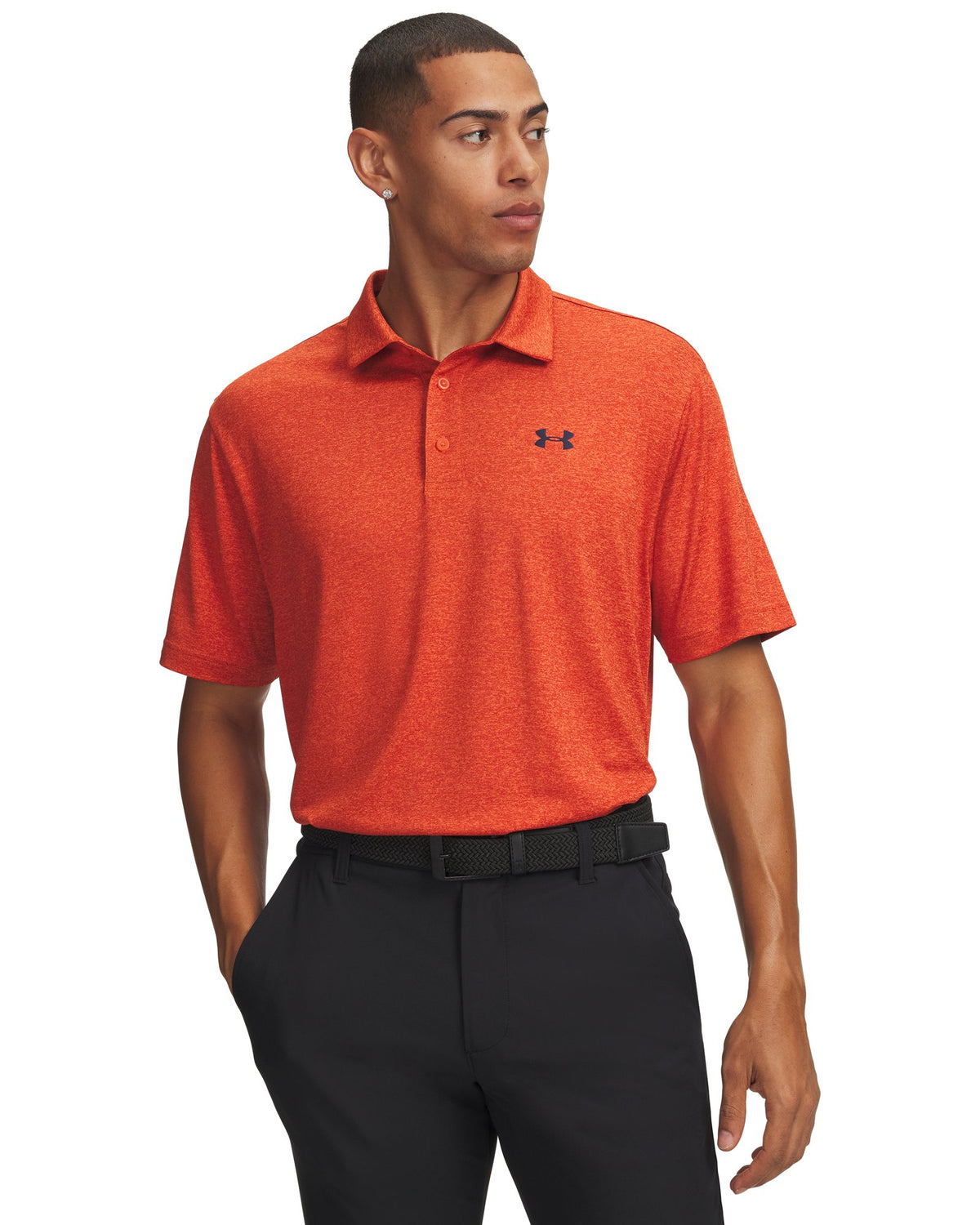 UA Playoff Heather Men's Polo - Orange