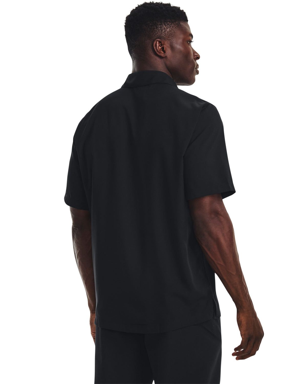 UA Motivator Coach's Men's Button Up Shirt - Black