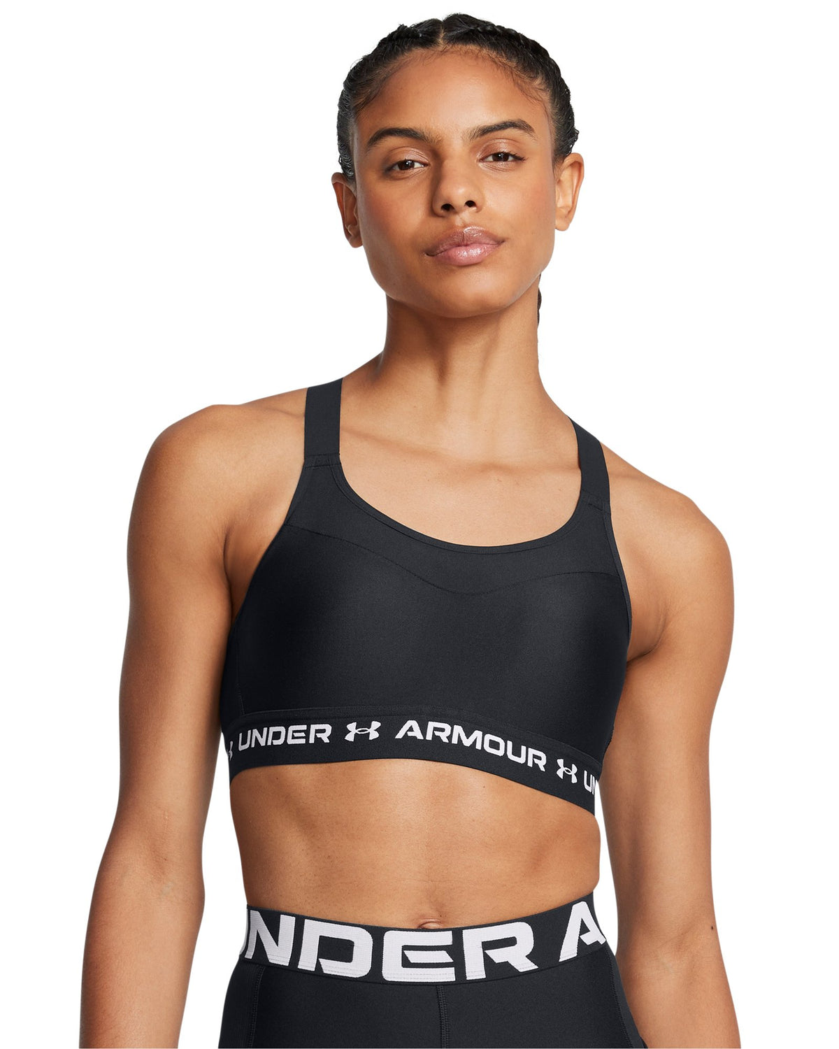 Crossback High Women's Sports Bra - Black
