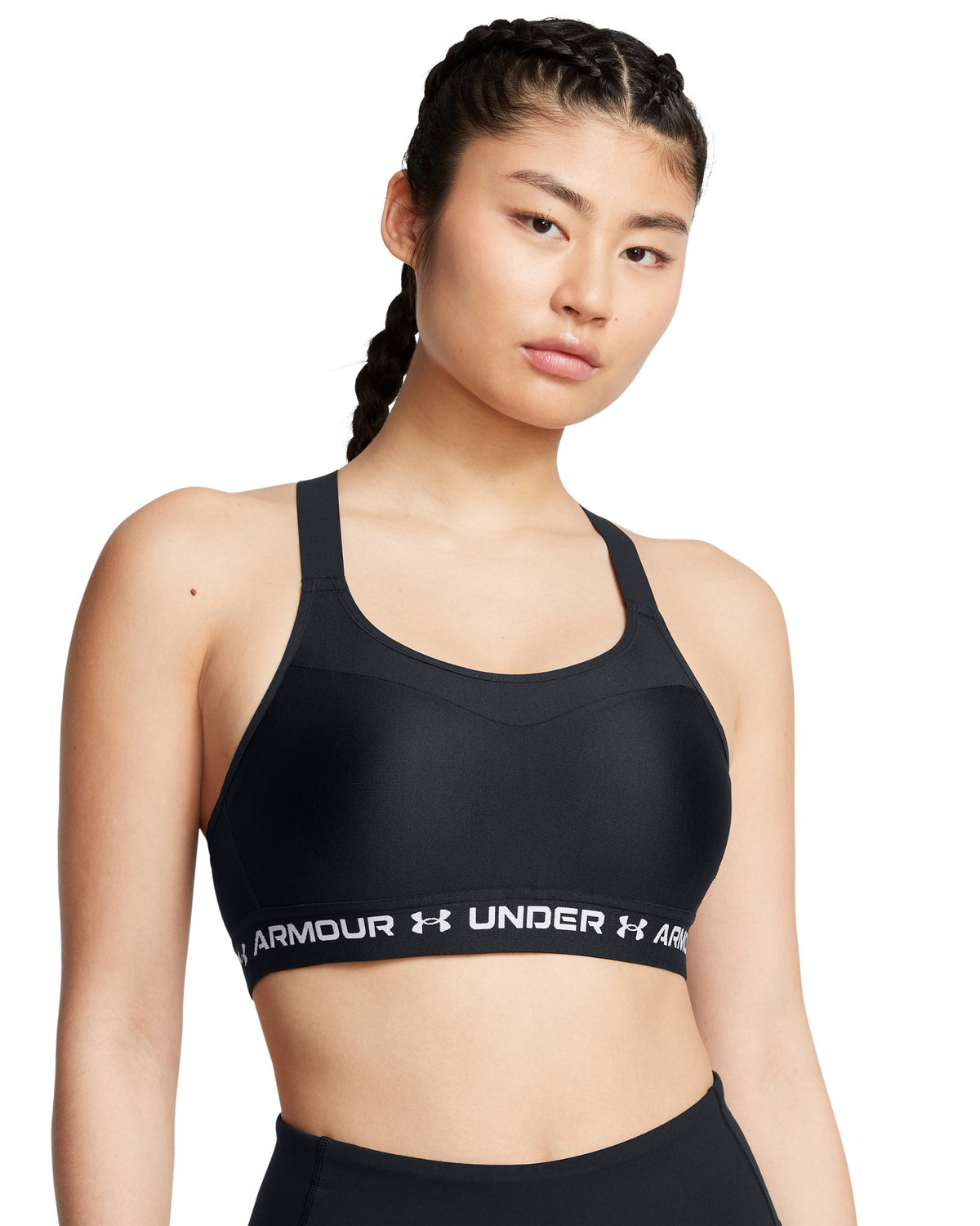Crossback High Women's Sports Bra - Black