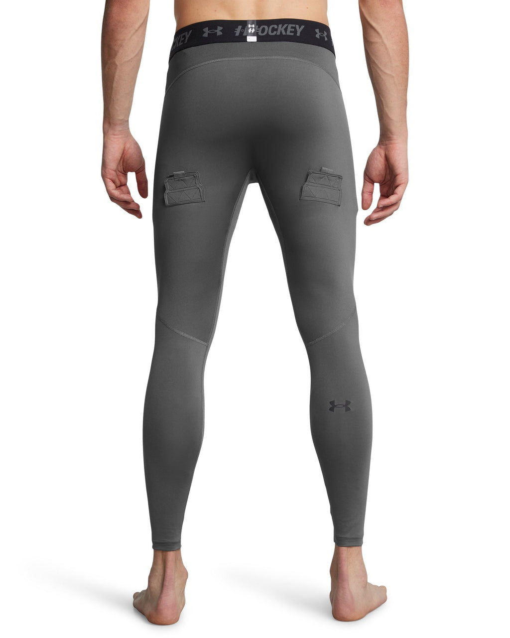 UA Hockey Compression Men's Leggings - Gray