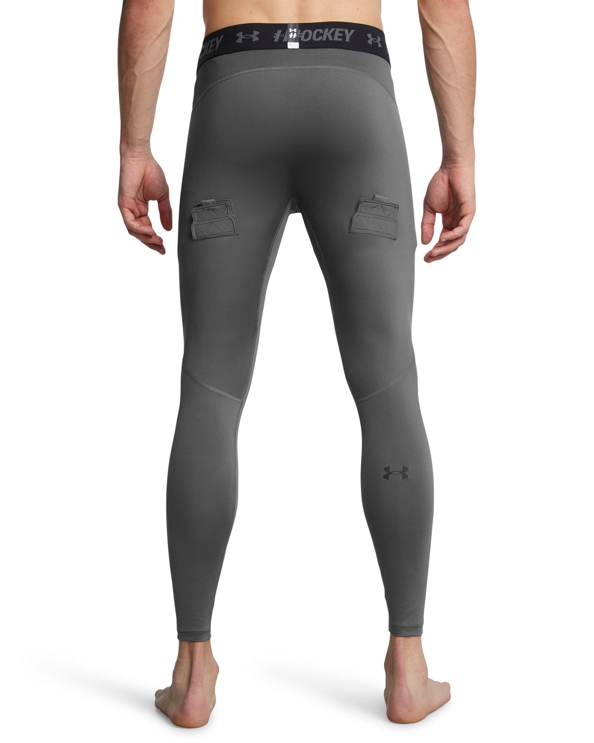 UA Hockey Compression Men's Leggings - Gray