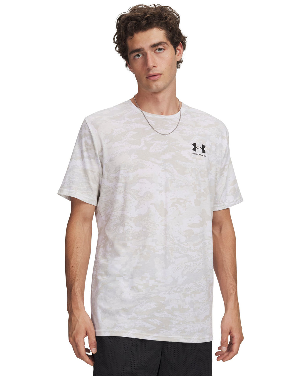 UA ABC Camo Men's Short Sleeve - White