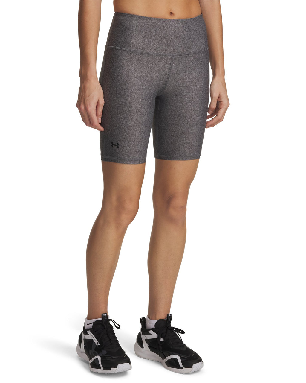 UA Tech Women's 8" Bike Shorts - Gray