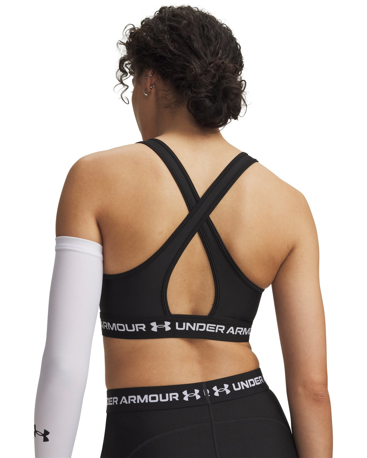 Crossback Mid Women's Sports Bra - Black