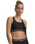 Crossback Mid Women's Sports Bra - Black