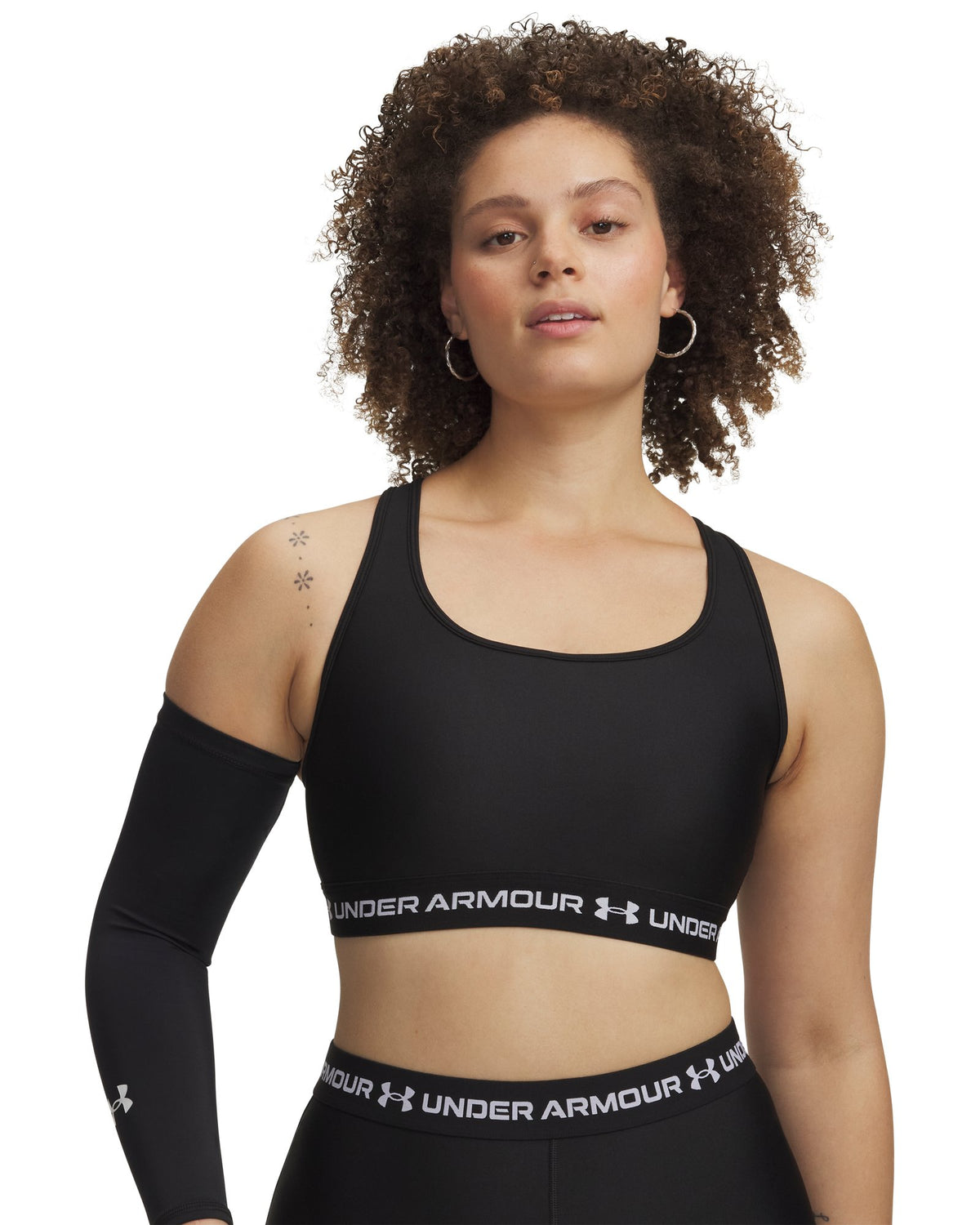 Crossback Mid Women's Sports Bra - Black