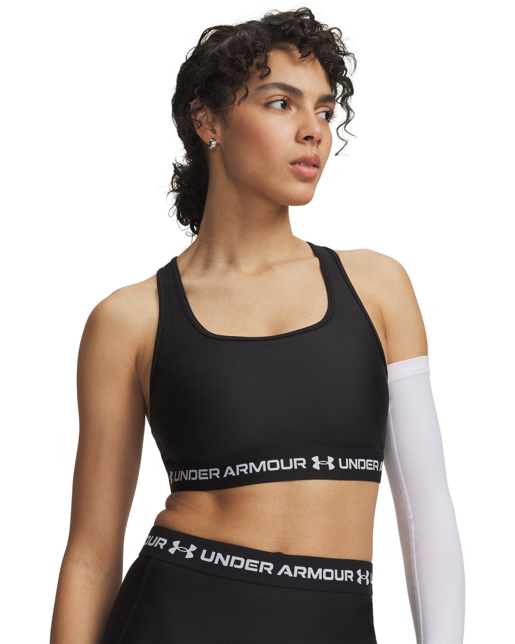 Crossback Mid Women's Sports Bra - Black