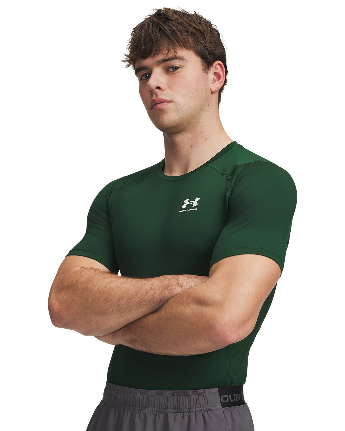 HeatGear® Men's Compression Short Sleeve - Green