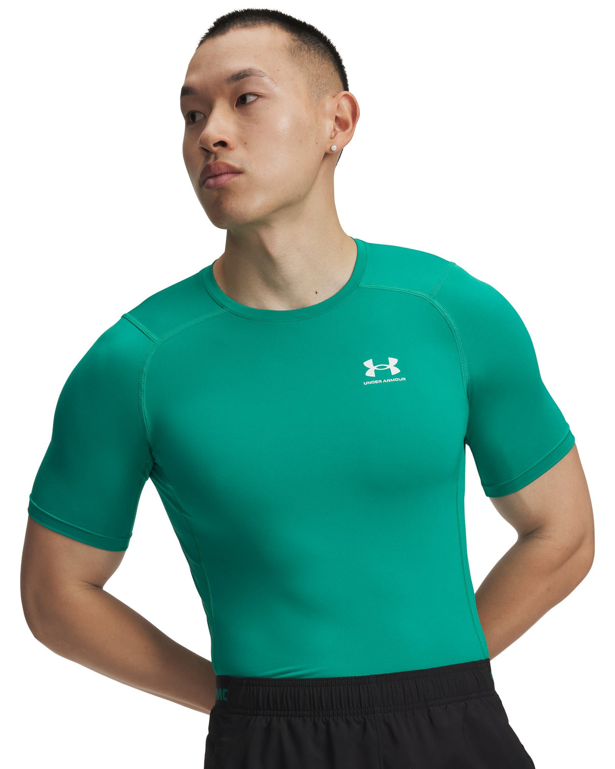 HeatGear® Men's Compression Short Sleeve - Green