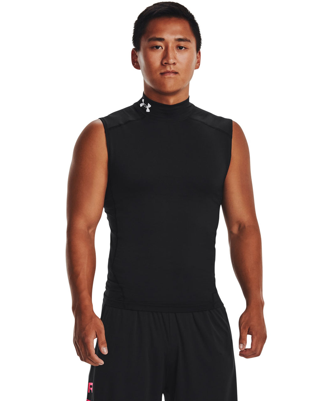 HeatGear® Mock Men's Sleeveless - White