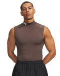 HeatGear® Mock Men's Sleeveless - Brown