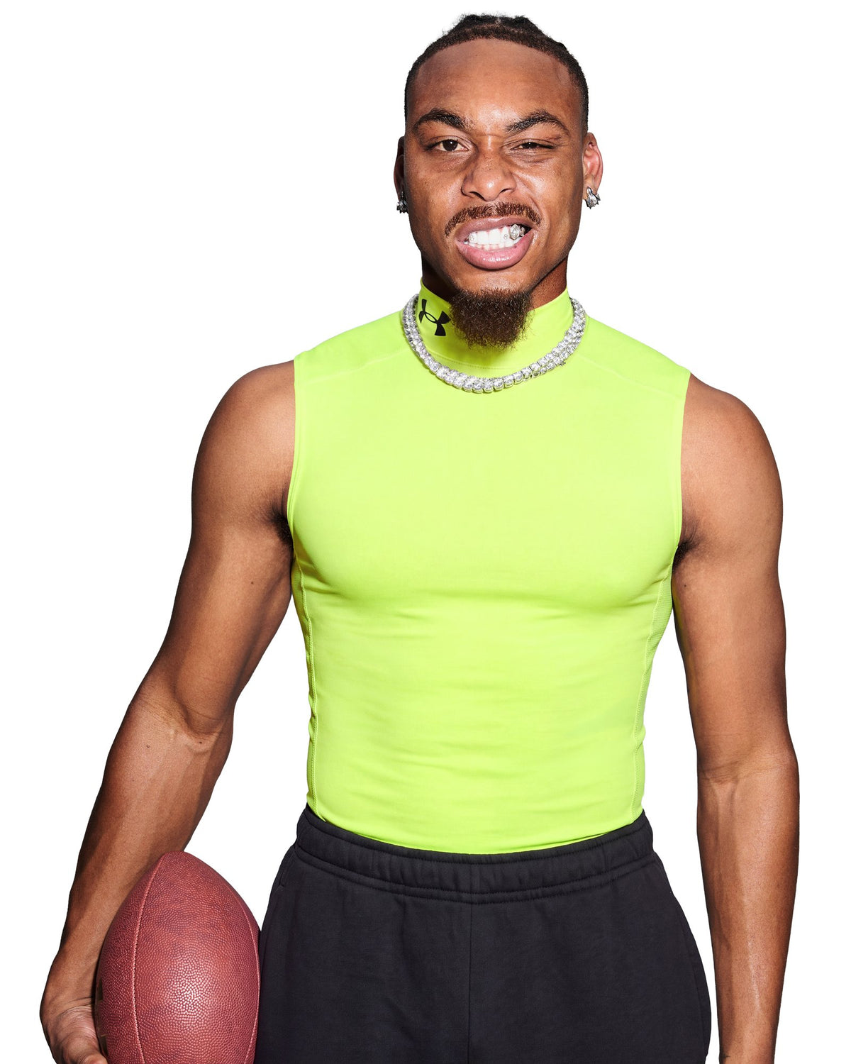 HeatGear® Mock Men's Sleeveless - Green