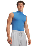 HeatGear® Mock Men's Sleeveless - Blue