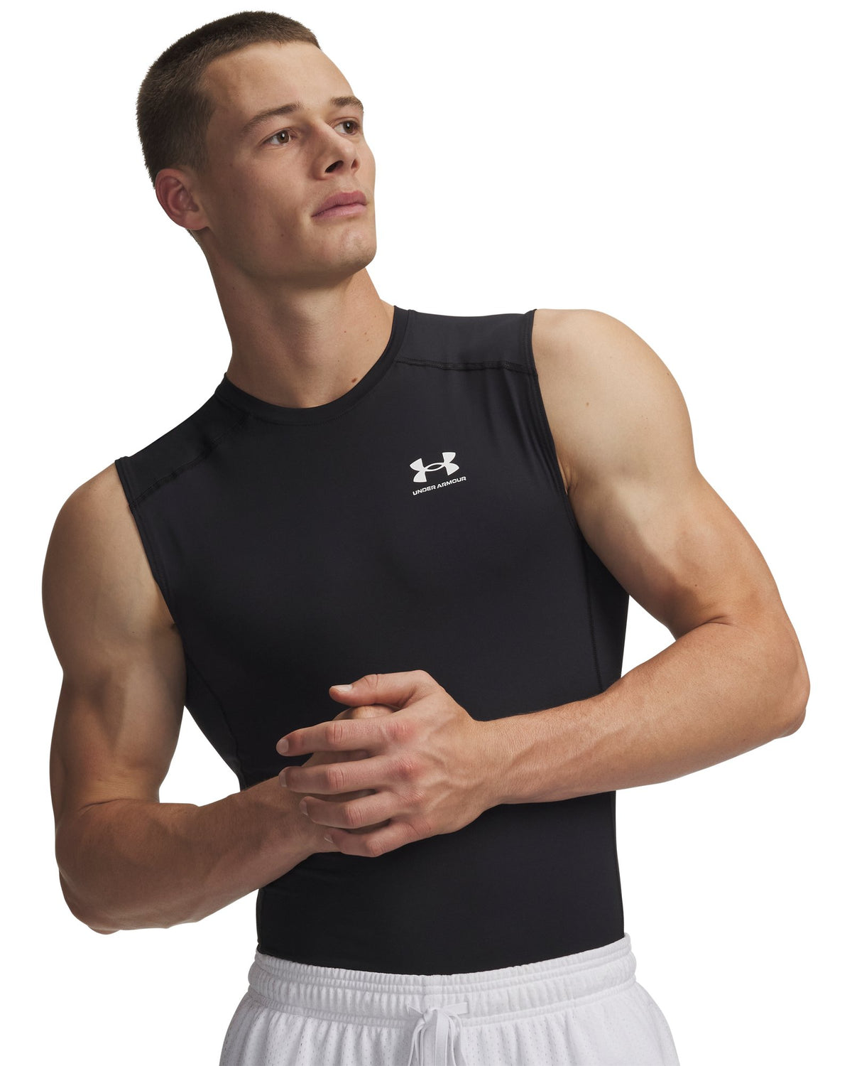 HeatGear® Men's Compression Sleeveless - Black