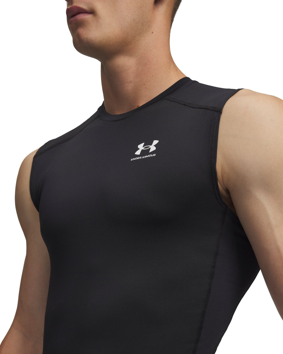 HeatGear® Men's Compression Sleeveless - Black