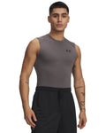 HeatGear® Men's Compression Sleeveless - Gray