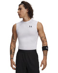 HeatGear® Men's Compression Sleeveless - White