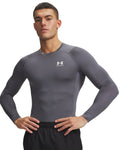 HeatGear® Men's Compression Long Sleeve - Gray