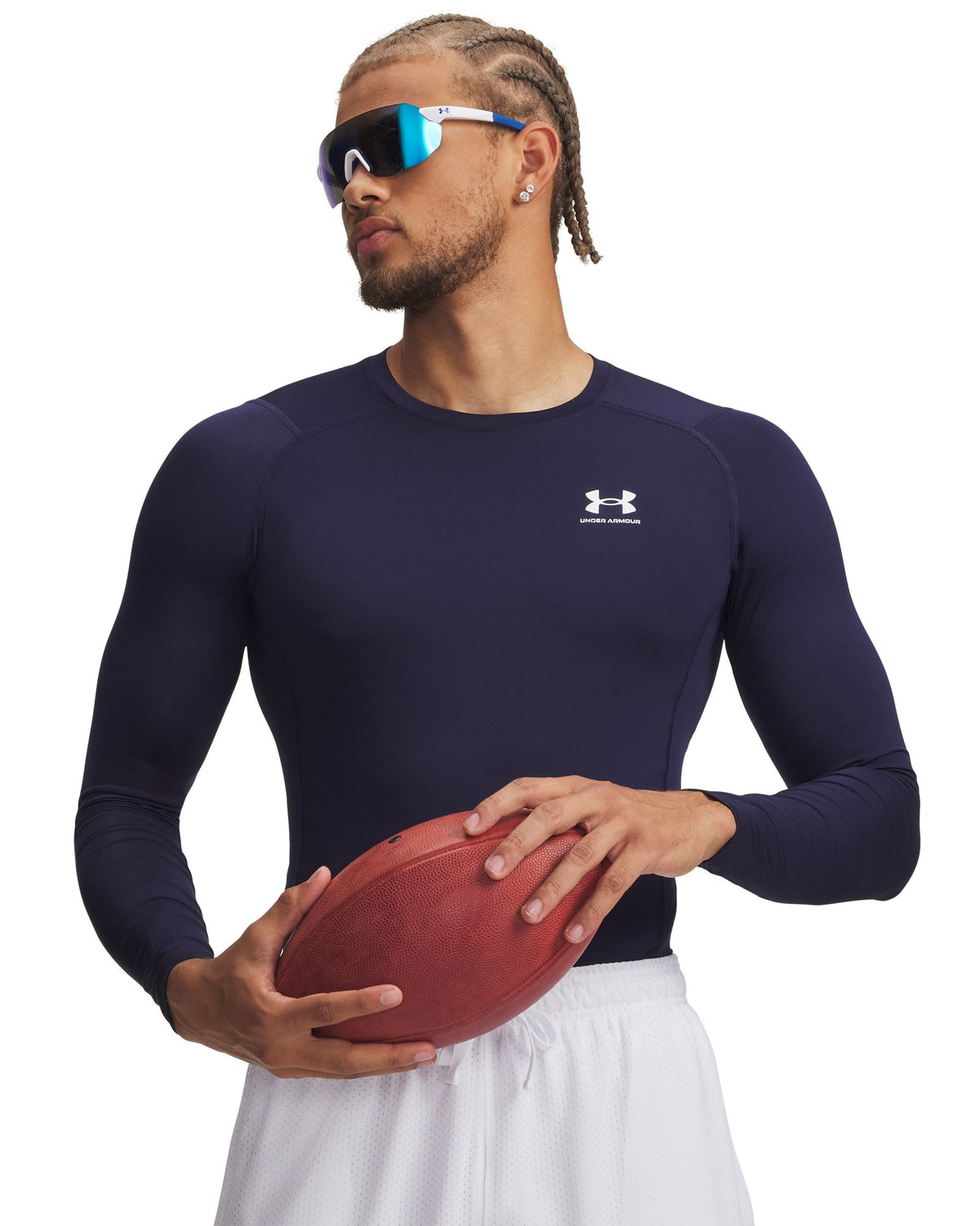 HeatGear® Men's Compression Long Sleeve - Blue