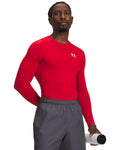 HeatGear® Men's Compression Long Sleeve - Red