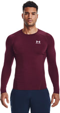 HeatGear® Men's Compression Long Sleeve - Red