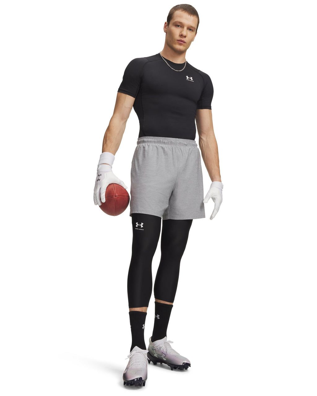 HeatGear® Men's ¾ Leggings - Black