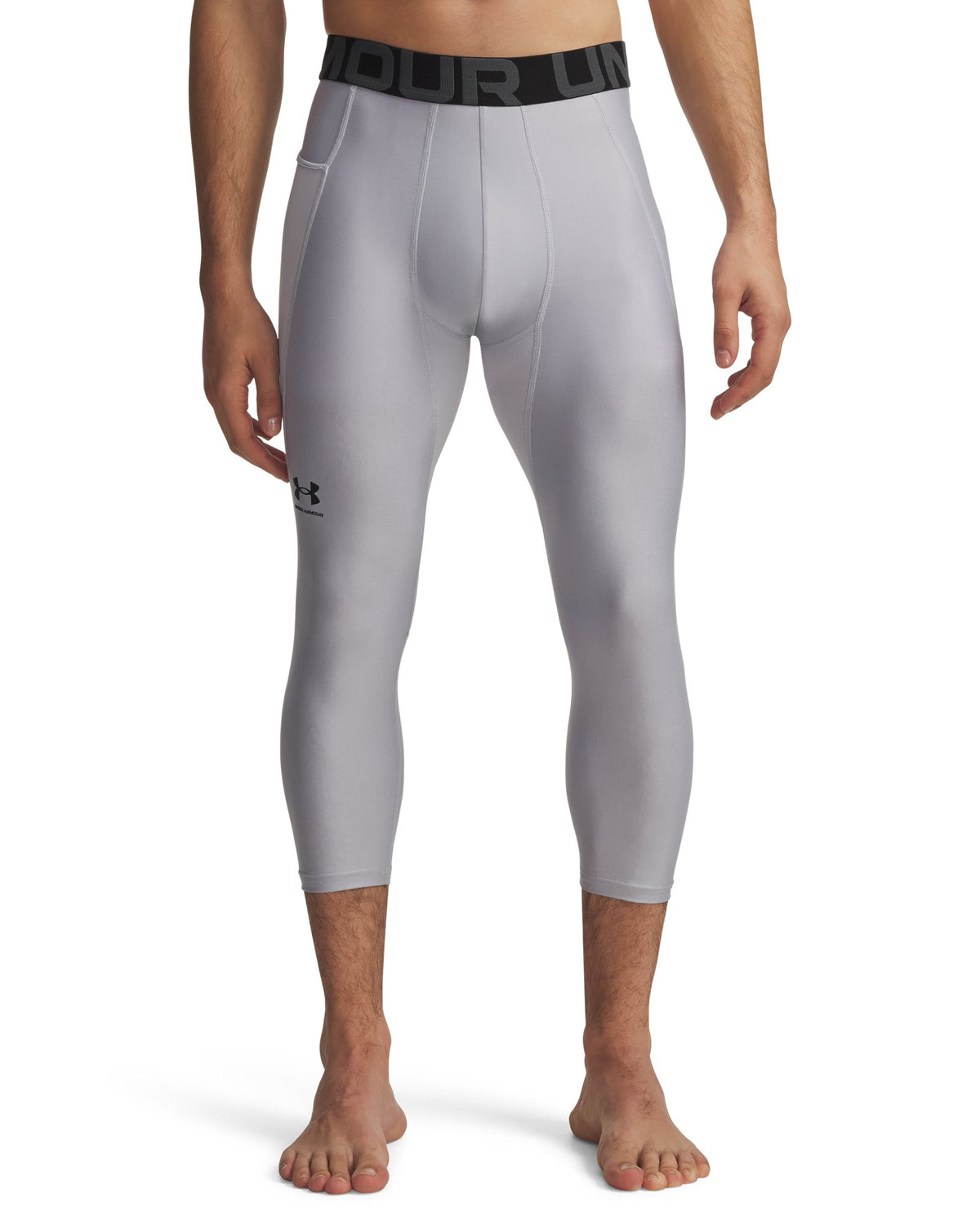 HeatGear® Men's ¾ Leggings - Gray