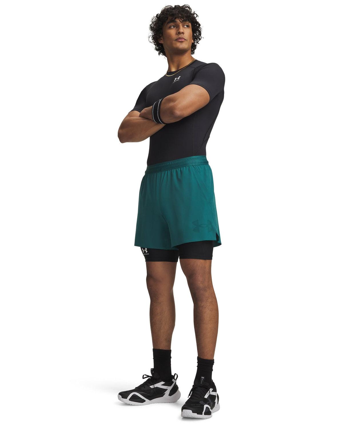 HeatGear® Men's 6" Compression Shorts - Black