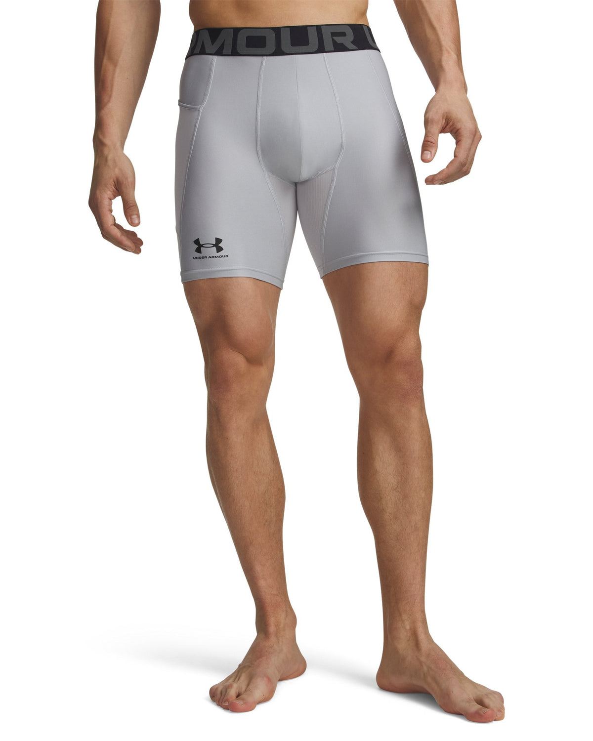 HeatGear® Men's 6" Compression Shorts - Gray