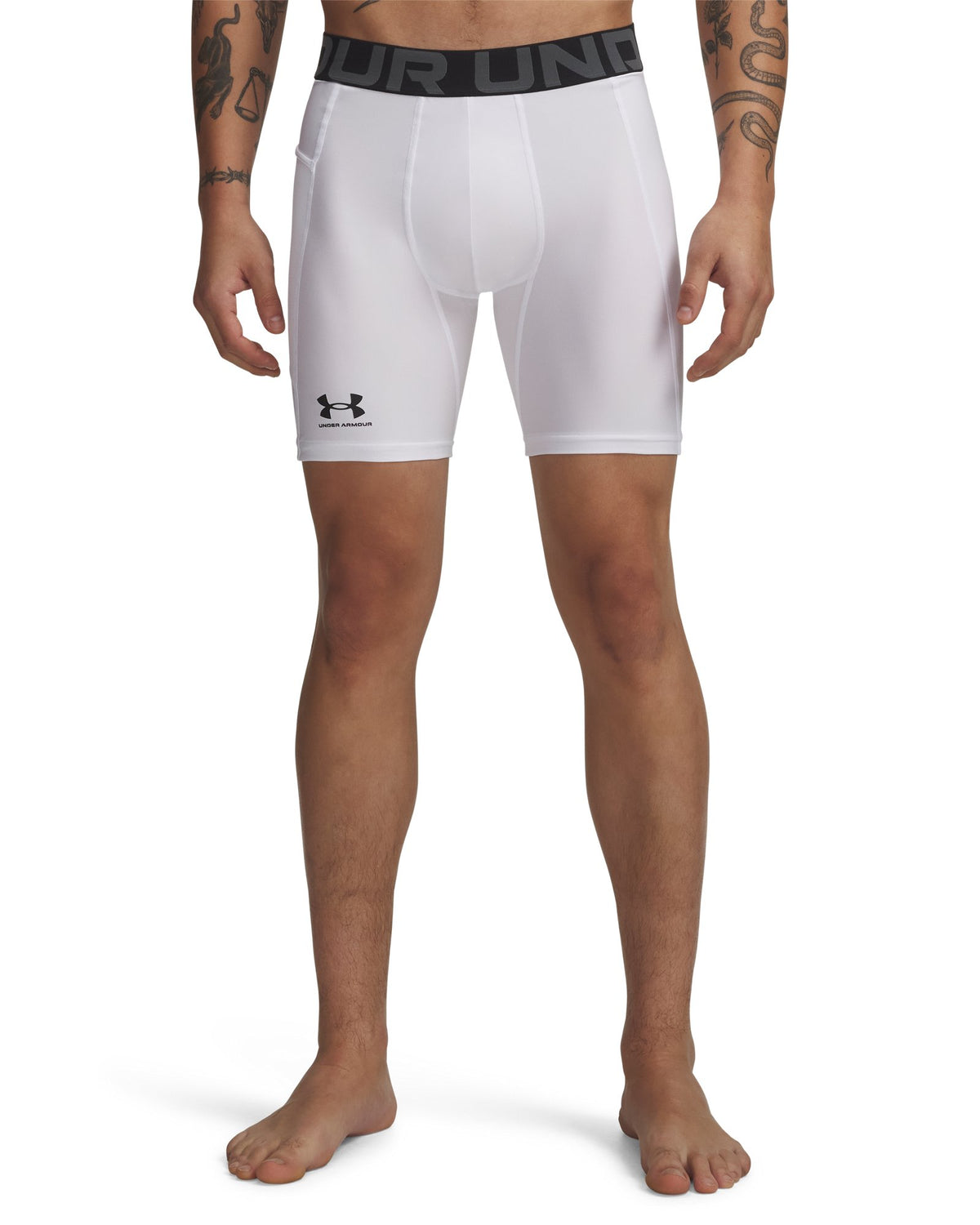 HeatGear® Men's 6" Compression Shorts - White