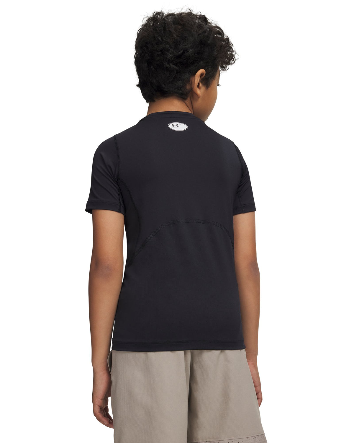 HeatGear® Armour Boys' Short Sleeve - White