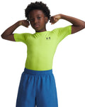 HeatGear® Armour Boys' Short Sleeve - Green